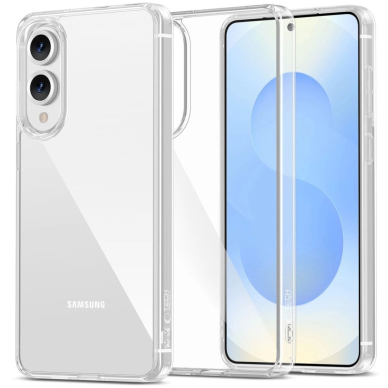 Samsung Galaxy S25 Edge – Tech-Protect FlexAir Hybrid dėklas - Skaidrus