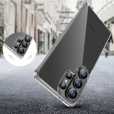 Samsung Galaxy S26 Ultra Tech-Protect FlexAir Hybrid dėklas – skaidrus 4