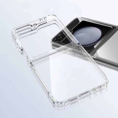 Samsung Galaxy Z Flip 6 / 7 FE dėklas Tech-Protect FlexAir Hybrid – skaidrus 1