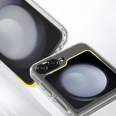 Samsung Galaxy Z Flip 6 / 7 FE dėklas Tech-Protect FlexAir Hybrid – skaidrus 3