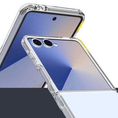 Samsung Galaxy Z Flip 7 dėklas Tech-Protect FlexAir Hybrid – skaidrus 1