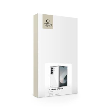 Samsung Galaxy Z Fold 7 dėklas Tech-Protect FlexAir Hybrid – skaidrus 3