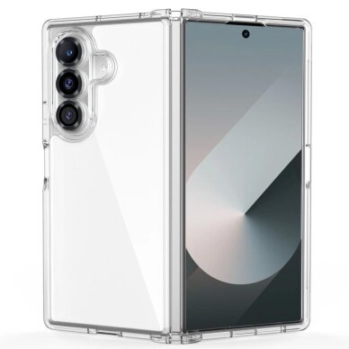 Samsung Galaxy Z Fold 7 dėklas Tech-Protect FlexAir Hybrid – skaidrus