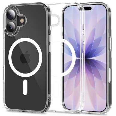 iPhone 17 Tech-Protect FlexAir Hybrid CC MagSafe dėklas – skaidrus 1 iPhone 17 Tech-Protect FlexAir Hybrid CC MagSafe dėklas – skaidrus 1