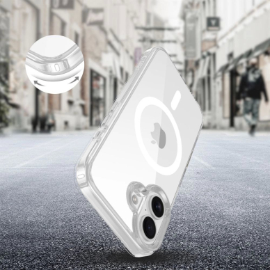 Tech-Protect Flexair Hybrid CC Magsafe iPhone 16 Dėklas - Skaidrus 3 Tech-Protect Flexair Hybrid CC Magsafe iPhone 16 Dėklas - Skaidrus 3