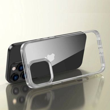 iPhone 16 Pro Max Tech-Protect FlexAir Hybrid dėklas – skaidrus 4