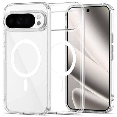 Google Pixel 10 Pro XL dėklas Tech-Protect FlexAir Hybrid su MagSafe – skaidrus