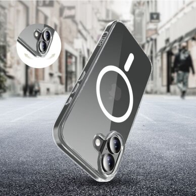 iPhone 17 dėklas Tech-Protect FlexAir Hybrid su MagSafe – skaidrus 2