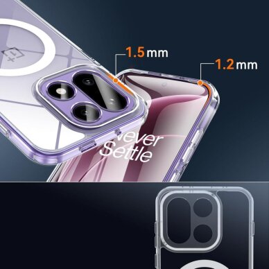 OnePlus 15 Tech-Protect FlexAir Hybrid MagSafe dėklas – skaidrus 2 OnePlus 15 Tech-Protect FlexAir Hybrid MagSafe dėklas – skaidrus 2