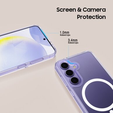 Samsung Galaxy A17 4G / 5G dėklas Tech-Protect FlexAir Hybrid su MagSafe – skaidrus 3