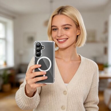 Samsung Galaxy A36 / A56 / A37 5G Tech-Protect FlexAir Hybrid MagSafe dėklas – skaidrus 5 Samsung Galaxy A36 / A56 / A37 5G Tech-Protect FlexAir Hybrid MagSafe dėklas – skaidrus 5