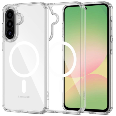 Tech-Protect FlexAir Hybrid MagSafe Dėklas skirtas Samsung Galaxy A56 5G - Permatomas