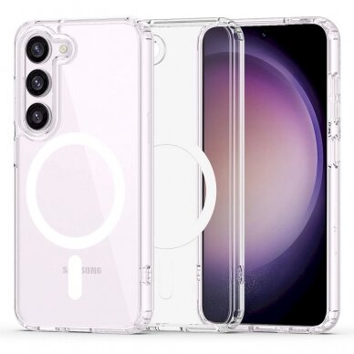 Tech-Protect FlexAir Hybrid MagSafe Dėklas Samsung Galaxy S23 - Permatomas