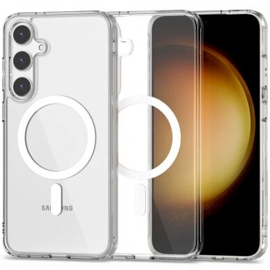 Tech-Protect FlexAir Hybrid MagSafe Dėklas Samsung Galaxy S24 - Permatomas Tech-Protect FlexAir Hybrid MagSafe Dėklas Samsung Galaxy S24 - Permatomas