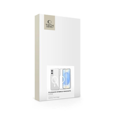 Samsung Galaxy S25 Edge – Tech-Protect FlexAir Hybrid MagSafe dėklas - Skaidrus 5