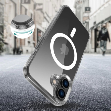 TECH-PROTECT FLEXAIR HYBRID MAGSAFE IPHONE 16 PLUS CLEAR 1 TECH-PROTECT FLEXAIR HYBRID MAGSAFE IPHONE 16 PLUS CLEAR 1