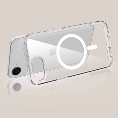 Tech-Protect FlexAir Hybrid MagSafe dėklas iPhone 16E - permatomas 2