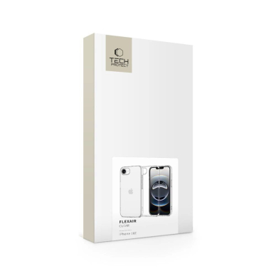 Tech-Protect FlexAir iPhone 16e Dėklas - Permatomas 5