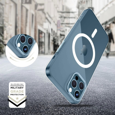 iPhone 12 / 12 Pro Tech-Protect FlexAir MagSafe dėklas - skaidrus 2