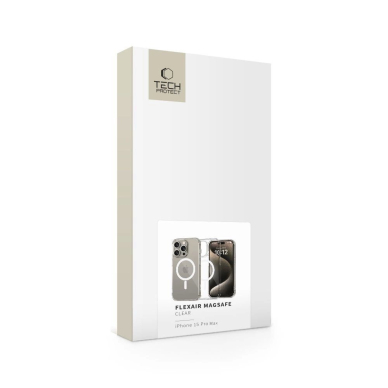 iPhone 15 Pro Max Tech-Protect FlexAir MagSafe dėklas - skaidrus 3