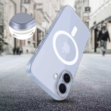 iPhone 17 dėklas Tech-Protect FlexAir su MagSafe – skaidrus 4 iPhone 17 dėklas Tech-Protect FlexAir su MagSafe – skaidrus 4