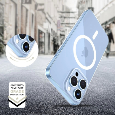 iPhone 13 Pro Tech-Protect FlexAir MagSafe dėklas - skaidrus 2