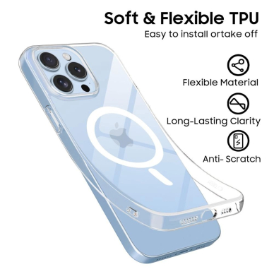 iPhone 13 Pro Tech-Protect FlexAir MagSafe dėklas - skaidrus 4