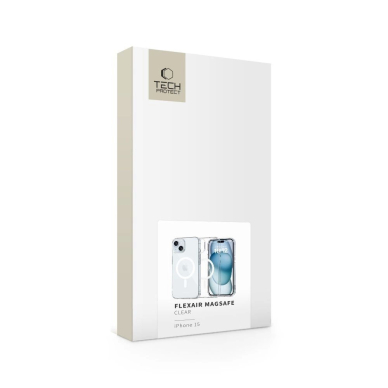 iPhone 15 Tech-Protect FlexAir MagSafe dėklas - skaidrus 2