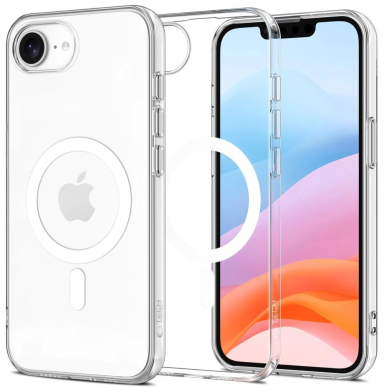 Tech-Protect FlexAir MagSafe iPhone 16e Dėklas - Permatomas
