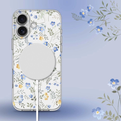 Tech-Protect FlexAir MagSafe iPhone 16e Dėklas - Daisies with Leaves 3 Tech-Protect FlexAir MagSafe iPhone 16e Dėklas - Daisies with Leaves 3