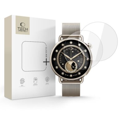 Xiaomi Watch S4 41 mm Tech-Protect Glass Fit+ grūdintas stiklas (2 vnt.) Xiaomi Watch S4 41 mm Tech-Protect Glass Fit+ grūdintas stiklas (2 vnt.)