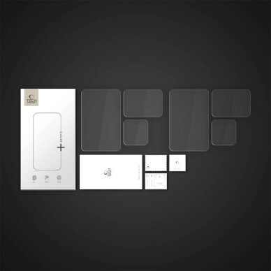 GoPro Hero 13 Tech-Protect Glass Fit+ grūdintas stiklas, 2 vnt. – skaidrus 3