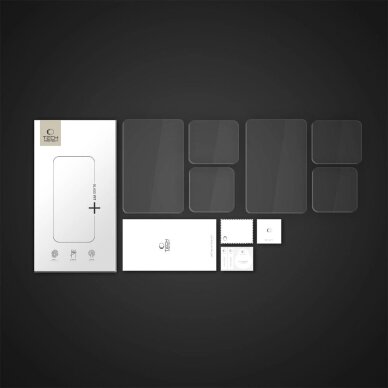 GoPro Hero 9 / 10 / 11 / 12 Tech-Protect Glass Fit+ grūdintas stiklas, 2 vnt. – skaidrus 3