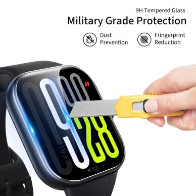 Huawei Watch Fit 4 Pro Tech-Protect Glass Fit+ grūdintas stiklas, 2 vnt. – skaidrus 1