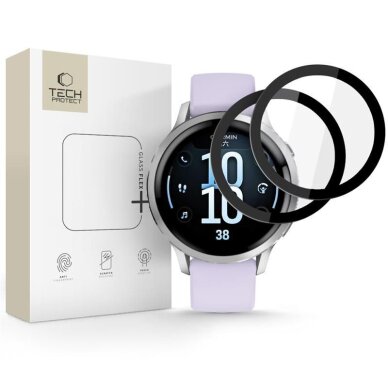 Garmin Venu 4 41mm Tech-Protect Glass Flex+ stiklas (2 vnt.) – juodas