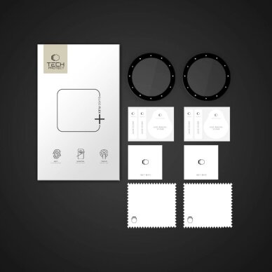 Garmin Venu 3S Tech-Protect Glass Flex+ hibridinis stiklas, 2 vnt. – juodas 3