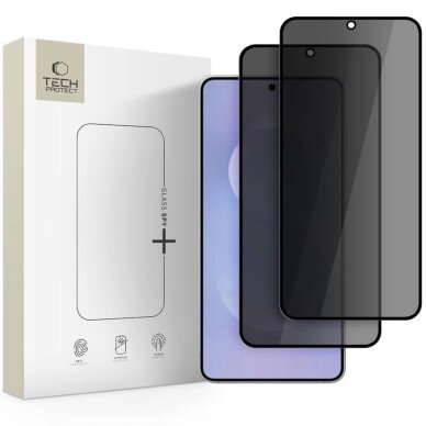 Samsung Galaxy S25 Edge Tech-Protect Glass Spy+ privatumo stiklas, 2 vnt.