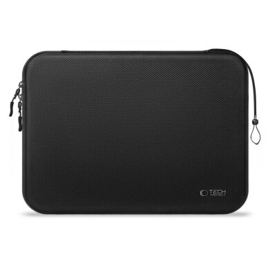 15–16" nešiojamojo kompiuterio Tech-Protect Hardpouch dėklas – juodas 15–16" nešiojamojo kompiuterio Tech-Protect Hardpouch dėklas – juodas