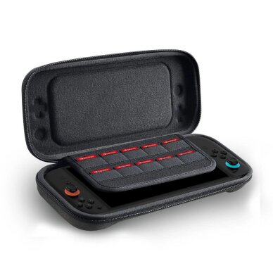 Nintendo Switch 2 dėklas Tech-Protect Hardpouch – pilkas 2