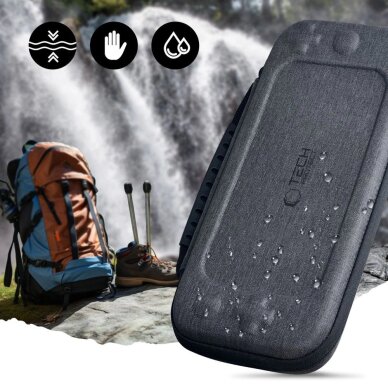 Nintendo Switch 2 dėklas Tech-Protect Hardpouch – pilkas 3