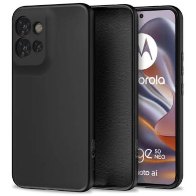 Motorola Edge 50 Neo Tech-Protect Icon dėklas - juodas