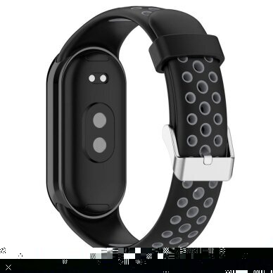 Xiaomi Smart Band 8 / 9 / 10 / NFC Tech-Protect IconBand Air dirželis – juodas ir pilkas 1