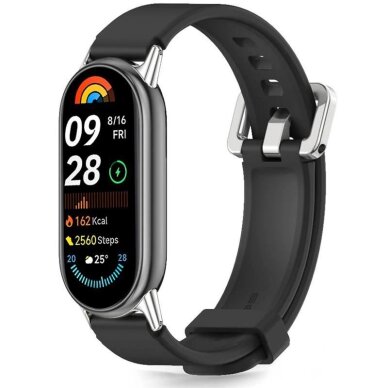Xiaomi Smart Band 8 / 9 / 10 / NFC Tech-Protect IconBand Classic dirželis – juodas