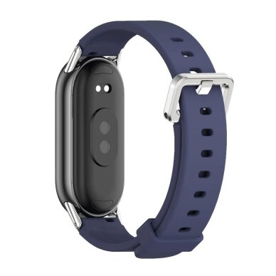 Xiaomi Smart Band 8 / 9 / 10 / NFC Tech-Protect IconBand Classic dirželis – tamsiai mėlynas 1 Xiaomi Smart Band 8 / 9 / 10 / NFC Tech-Protect IconBand Classic dirželis – tamsiai mėlynas 1