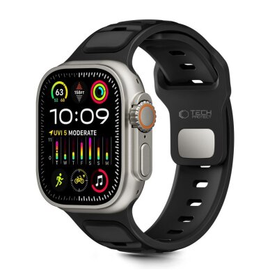 Apple Watch 44 / 45 / 46 / 49 mm Tech-Protect IconBand Line dirželis – juodas