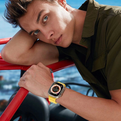 Apple Watch 44 / 45 / 46 / 49 mm Tech-Protect IconBand Pro dirželis – mėlynas 4