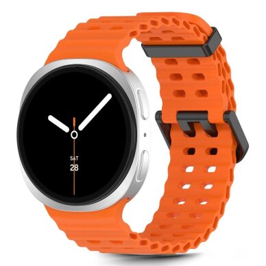 Samsung Galaxy Watch 40/44/46 mm Tech-Protect IconBand Pro dirželis – oranžinis 1