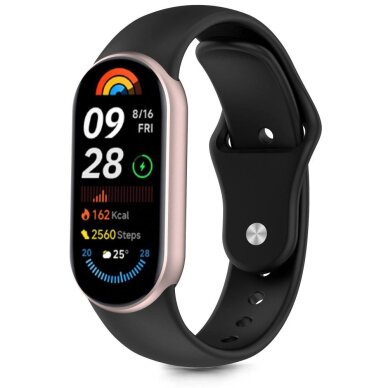 Xiaomi Smart Band 8 / 9 / 10 / NFC Tech-Protect IconBand Pure dirželis – juodas Xiaomi Smart Band 8 / 9 / 10 / NFC Tech-Protect IconBand Pure dirželis – juodas