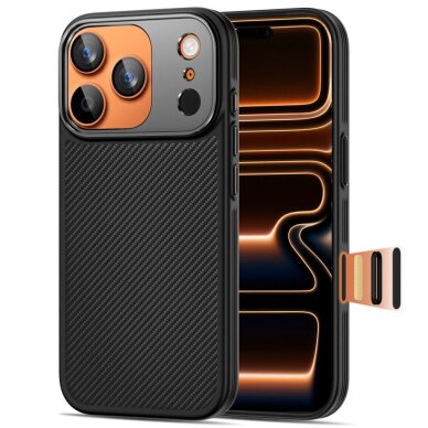 iPhone 17 Pro Tech-Protect Kevlar Aramid MagSafe dėklas – juodas 2