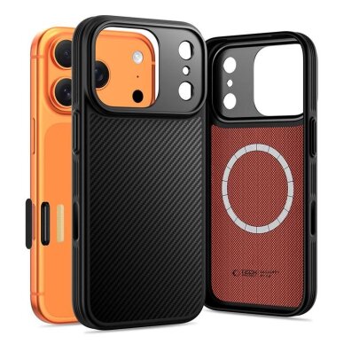 iPhone 17 Pro Max Tech-Protect Kevlar Aramid MagSafe dėklas – juodas iPhone 17 Pro Max Tech-Protect Kevlar Aramid MagSafe dėklas – juodas